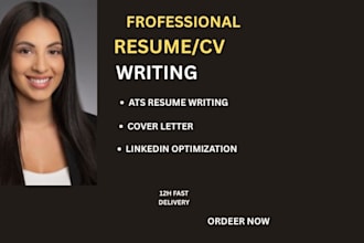 write an ats resume, CV, cover letter, and linkedin profile