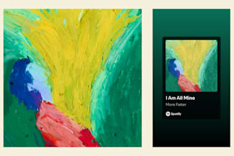 create original oil pastel album cover art