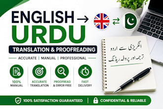 professional urdu translation and proofreading expert