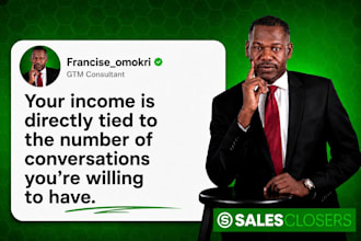 be your sales closer, b2b sales closer and sales representative