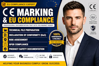 prepare ce marking technical file, declaration conformity, eu compliance