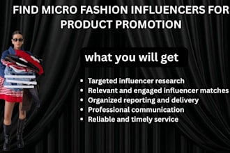find micro fashion influencers for product promotion