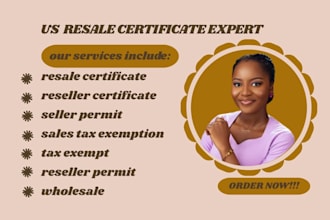 get USA resale certificate, seller permit for llc, tax exemption for reseller