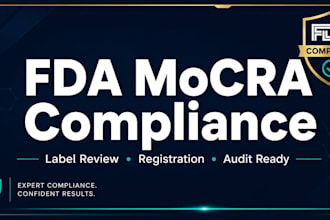 do fda mocra cosmetic compliance, facility registration, and label review