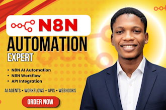 build n8n ai agent, n8n automation, n8n workflow and ai workflow automation