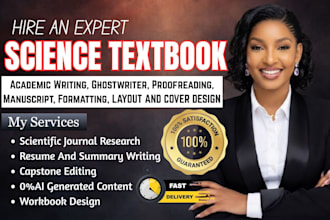write, design science textbook, chemistry, physic, study guide, workbook, layout