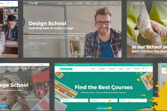 build wordpress membership website, lms website, online course website