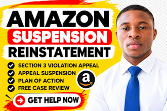 reinstate suspended amazon account fix section 3 suspension amazon appeal poa