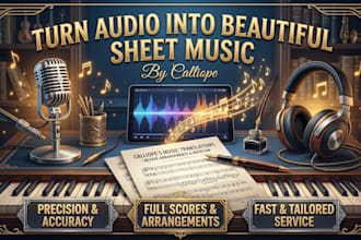 transcribe music audio to sheet music piano transcription lead sheet notation