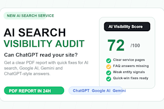 do an ai SEO audit for chatgpt and google visibility