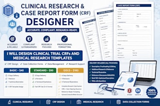 manage clinical research data and case report forms crf