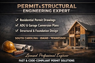 south carolina idaho structural drawing foundation plans tennessee pe stamp