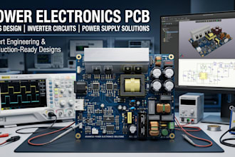 design power electronics pcb, smps, inverter and power supply circuits