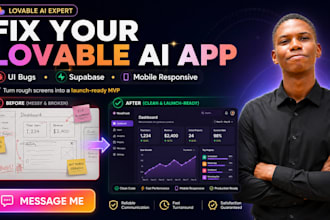 lovable expert, bug fixing expert, fix lovable, and vibe coded apps