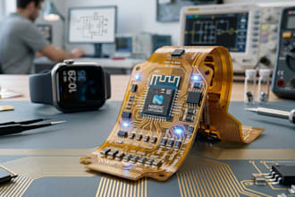 develop smart wearable pcb device with bluetooth and sensor integration