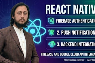 provide expert react native firebase and backend integration