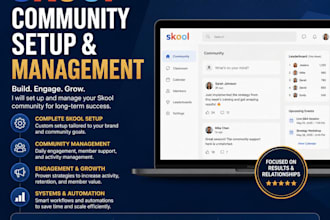 set up and optimize your skool community for growth and monetization