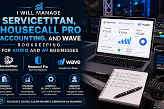 manage servicetitan housecall pro accounting wave bookkeeping for audio services