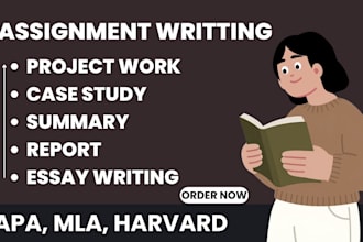 do assignment, project work and essay writing
