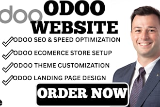 design odoo ecommerce website, erp setup  customization, site desig