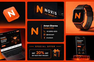 do modern, premium logo design and branding kit