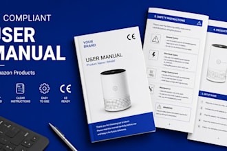 create ce compliant user manual and safety instructions for amazon products