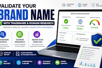validate your brand name with trademark and domain research canada and worldwide