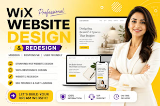 design wix website develop wix website redesign wix website