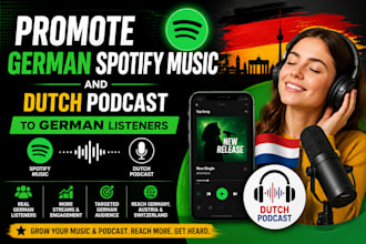 promote german spotify music promotion dutch spotify podcast to german listeners
