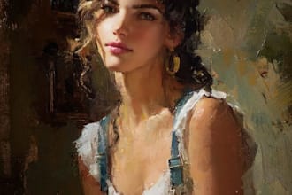 paint renaissance art oil painting portrait