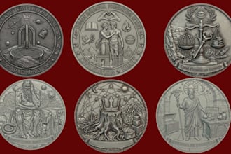 sculpt 3d printable coin model, bas relief, medallion and challenge coin stl