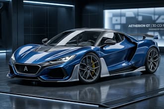 create realistic 3d cgi car models, game ready vehicles, and photorealistic