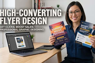 design a modern corporate, events and poster flyer