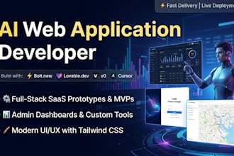 create an interactive ai web application