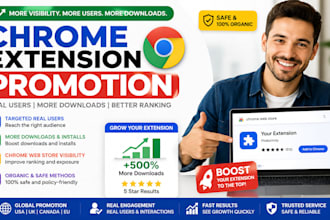 do chrome extension promotion boost downloads real users and chrome web