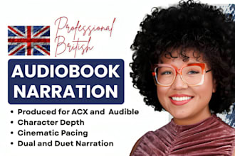 narrate your fantasy audiobook, fiction novel audiobook drama british narrator