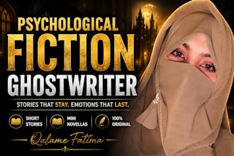 ghostwrite psychological and philosophical fiction stories