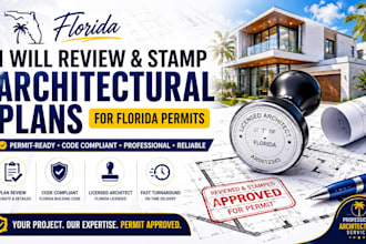 review and stamp architectural plans for florida permits