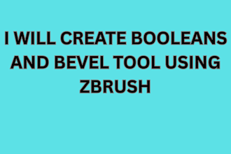 use  booleans and bevel tools for zbrush painting