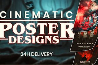 design professional and cinematic movie poster