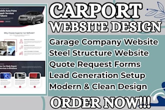 carport website steel structure website garage website design carport company