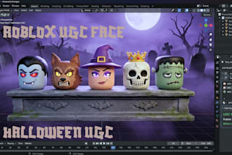 design premium roblox ugc faces with flawless mesh optimization