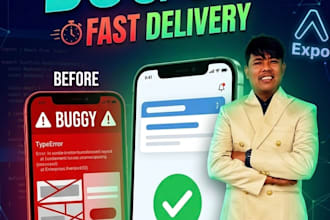 fix react native bugs fast delivery