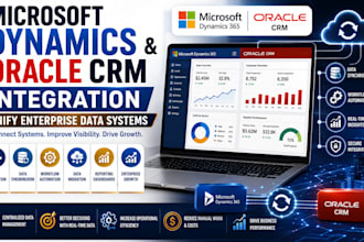 integrate microsoft dynamics and oracle CRM for enterprise data