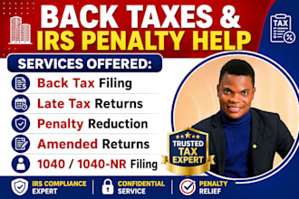 file your late tax return, back taxes, individual and corporation tax deduction