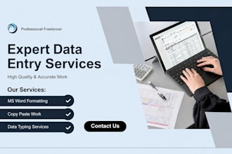 do expert data entry and ms word formatting document creation