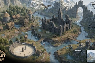 create fantasy game map, rpg, dnd