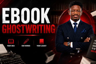 be your ebook ghostwriter, book editor, book writer and ghost book writer
