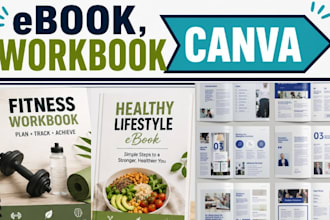 design health fitness ebook, pdf lead magnet, gym book, workout plan