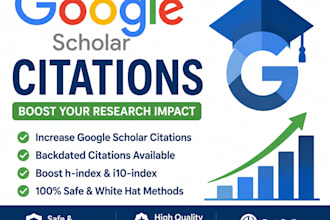 increase google scholar citations and backdate for h index boost
